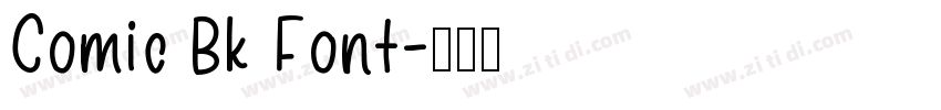 Comic Bk Font字体转换